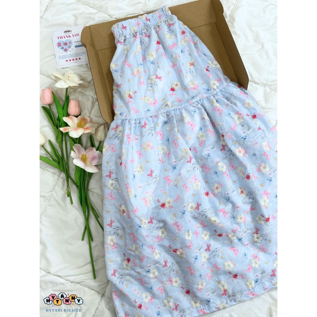 SẴN [Bigsize 55-100kg] Chân Váy Dài Hoa Nhí Dáng Xòe – Nữ Tính, Bay Bổng
