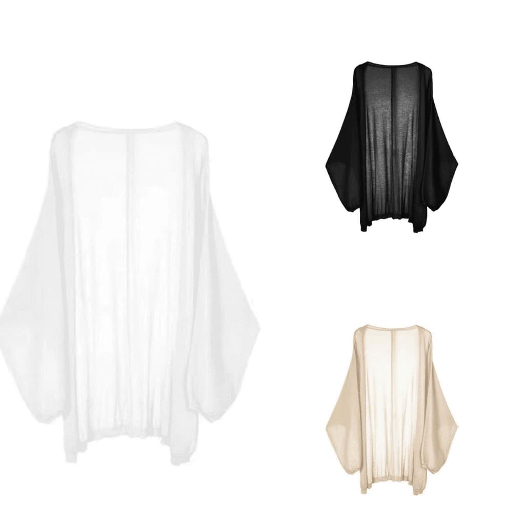 SẴN [BIGSIZE L - 5XL] Áo Khoác Cardigan Bigsize Nữ Chất Mỏng Thoáng Phối Lớp Đa Năng Trend 2025