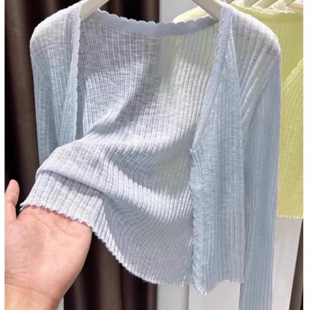 SẴN [SIZE M-4XL] Áo Khoác Nữ Bigsize Dài Tay Mỏng Nhẹ Thoáng Mát