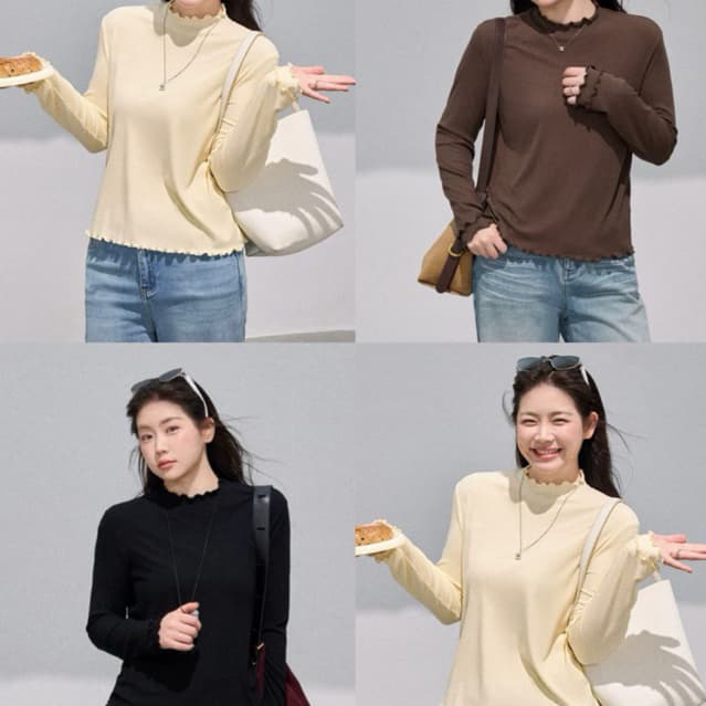 SẴN [BIGSIZE L-5XL] Áo Giữ Nhiệt Nữ Bigszie Trơn Tay Dài Dày Dặn Form Rộng Mùa Thu Kiểu Hàn Quốc Đơn Giản