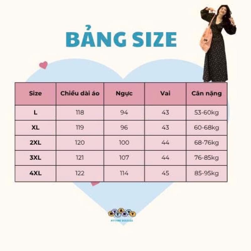Bảng size